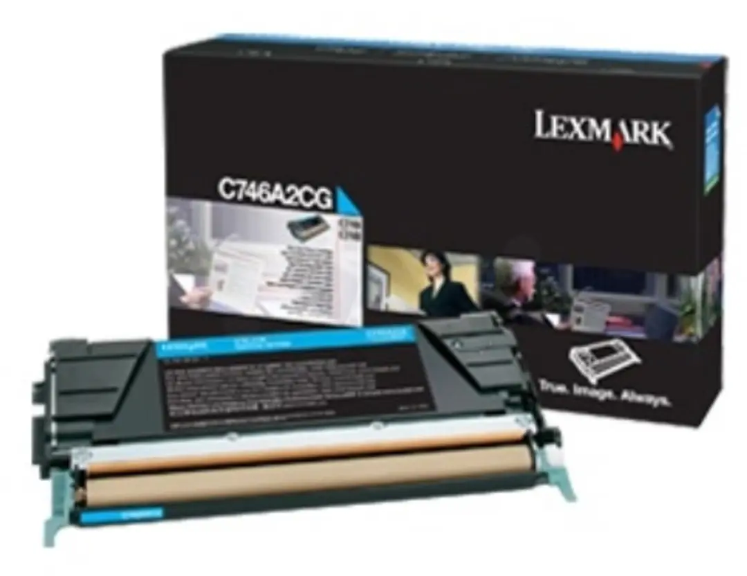 Lexmark C746A3CG Tonercartridge Cyaan