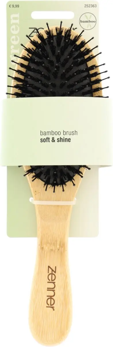 Zenner Haarborstel Bamboo Ovaal Mix Haar -