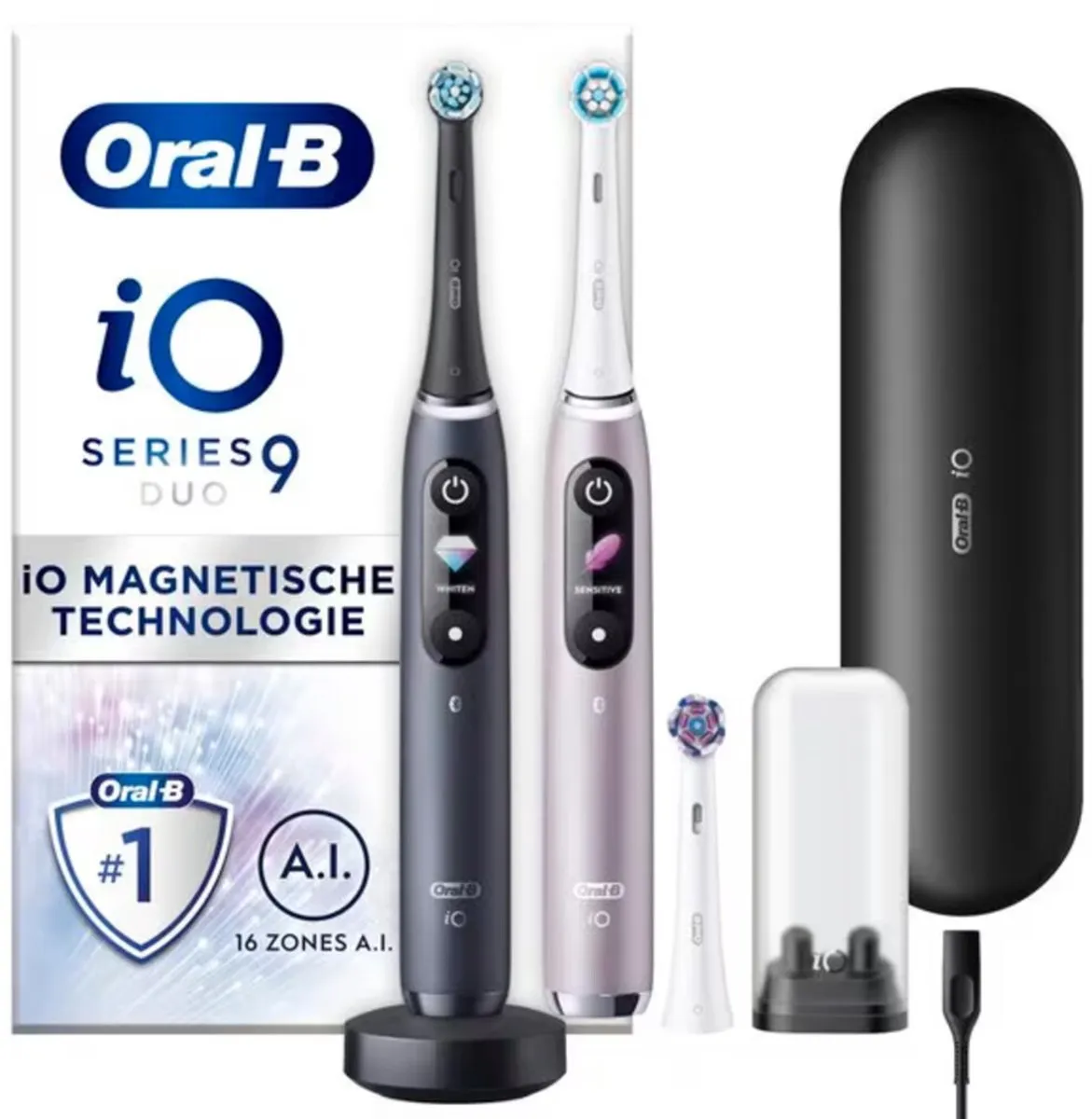 Oral-B Special Edition iO 9 Roze/Zwart Elektrische Tandenborstel