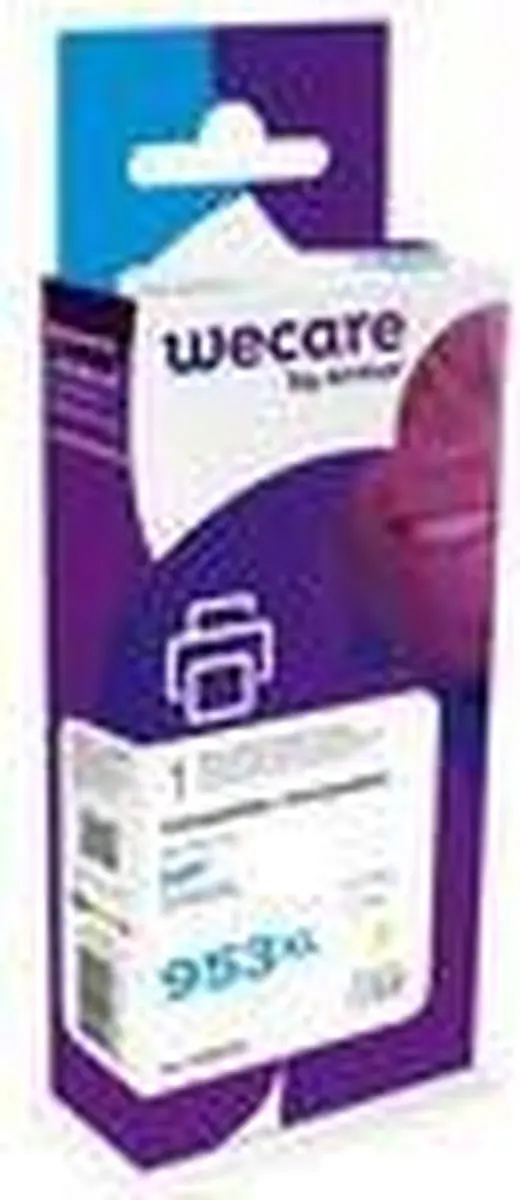weCare K20660W4 Cartridge - HP 953 XL Geel - 26ml