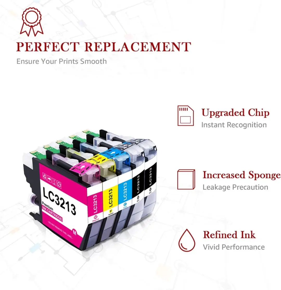 weCare LC3213 XL Inktcartridges - 5 Stuks