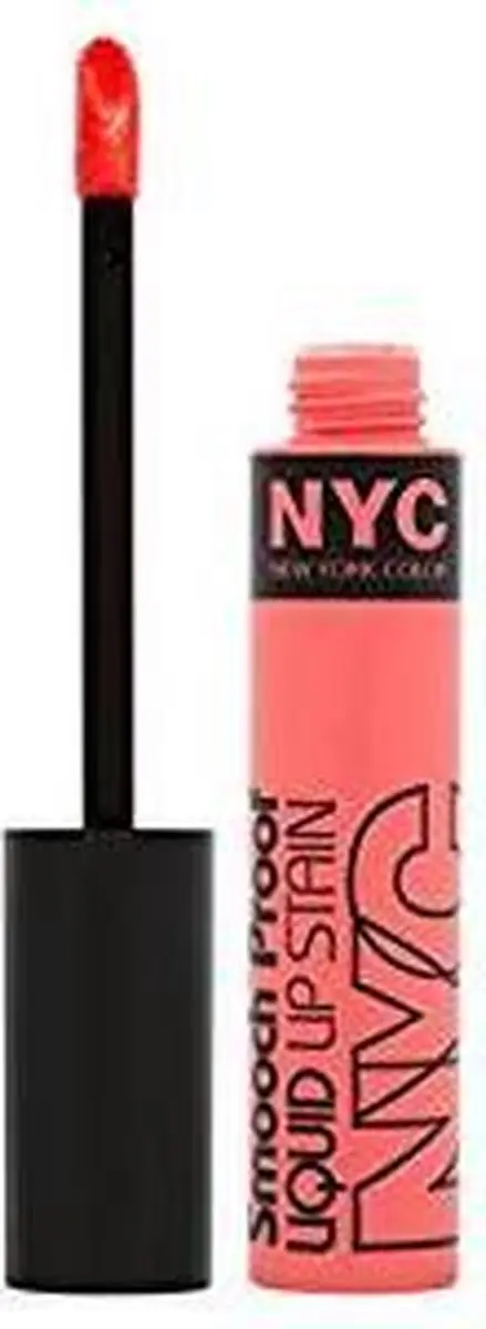 NYC Smooch Proof Lip Stain 7ml - 100 Faithful Coral
