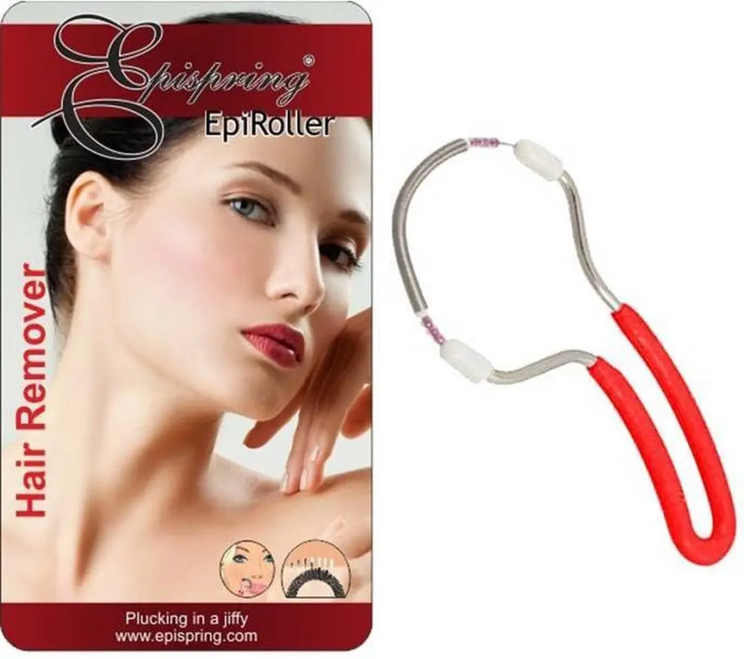 Epispring Epiroller Ontharingsveer - Rood/RVS