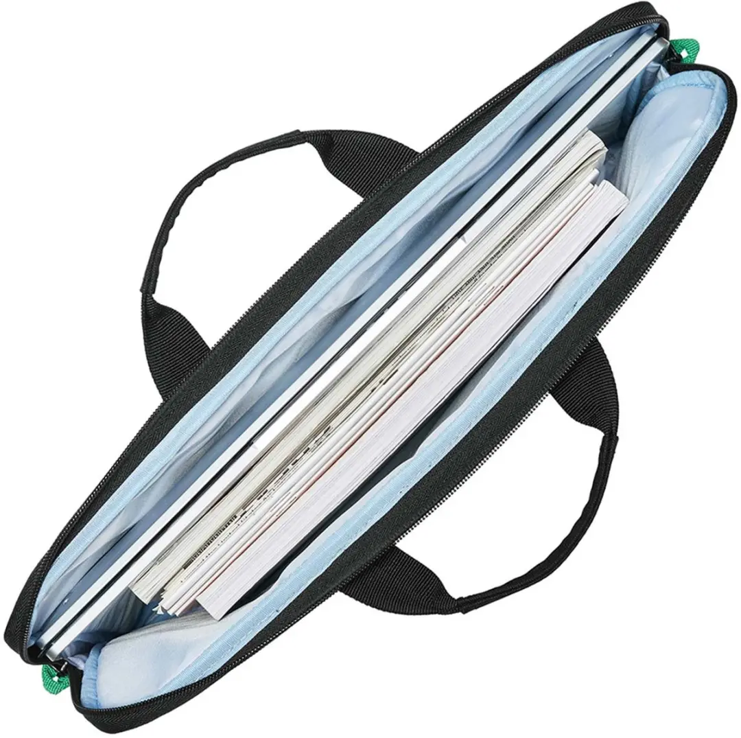 RivaCase Gremio Waterdichte Laptoptas 16" - Zwart - afbeelding 6 van 6