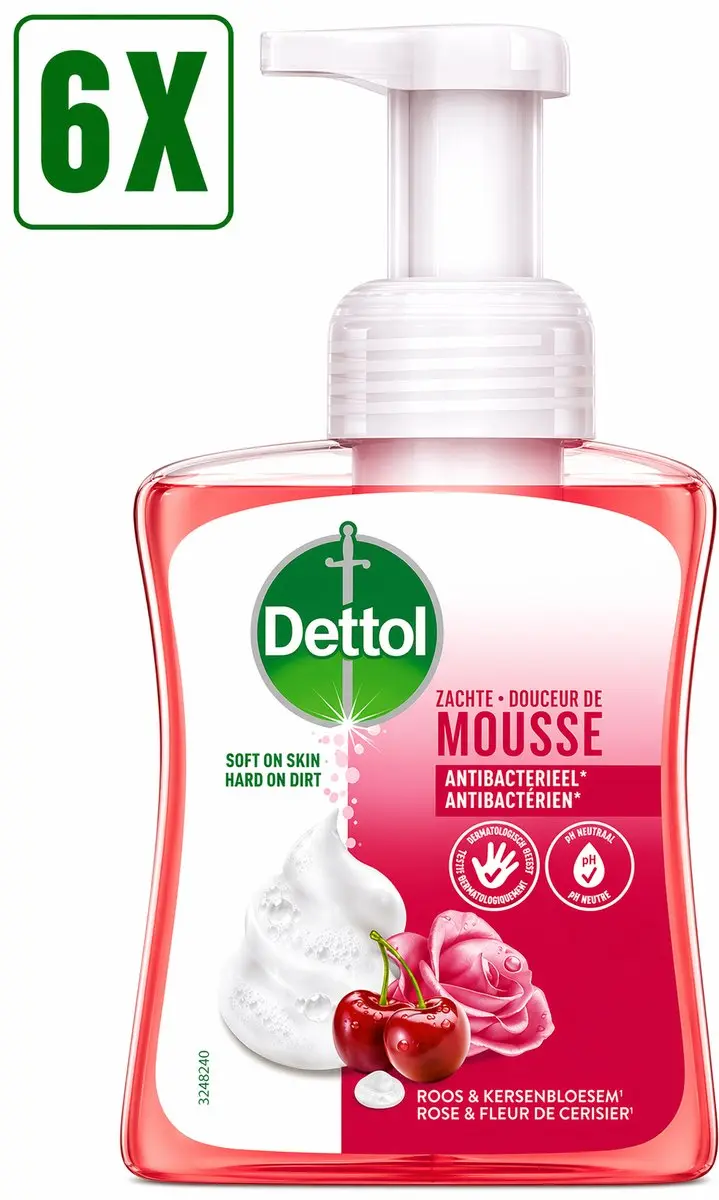 Dettol Handzeep Zachte Mousse Antibacterieel 1500ml