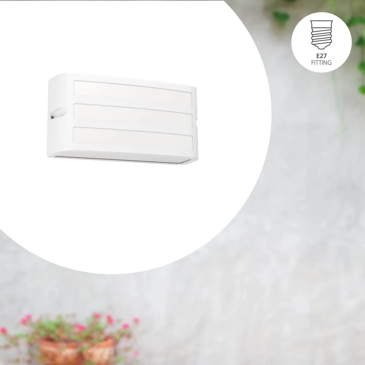 Eglo Camarda Wandlamp E27 - 22cm Wit