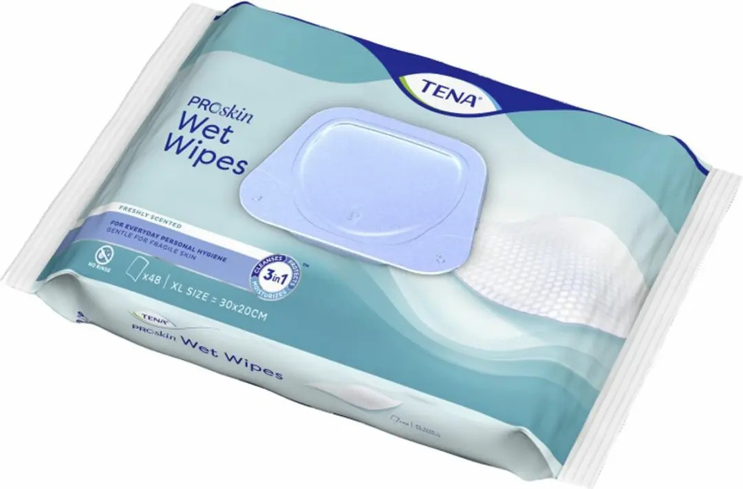 TENA Proskin Wet Wipes 3-in-1 - 576 Stuks
