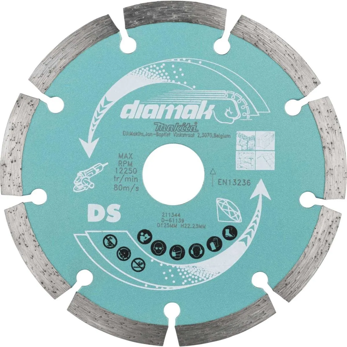 Makita D-61139 Diamantschijf 125x22,23x1,8mm