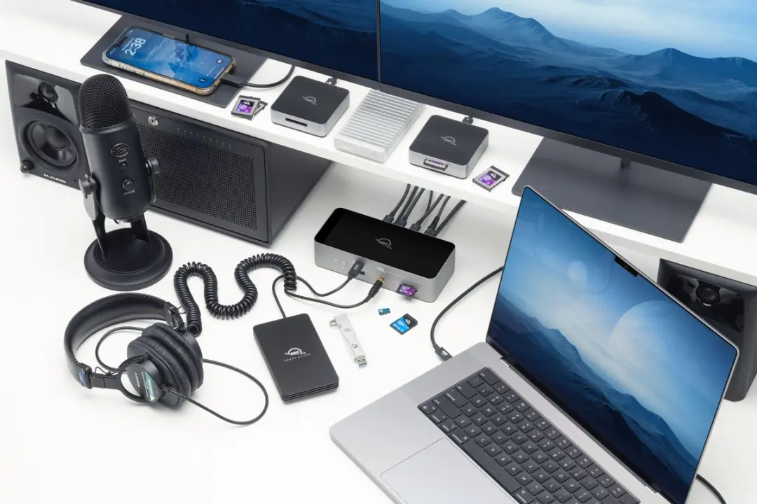 OWC OWCTB5DOCK11PF Thunderbolt 5 Dock - 11 Poorten - Grijs