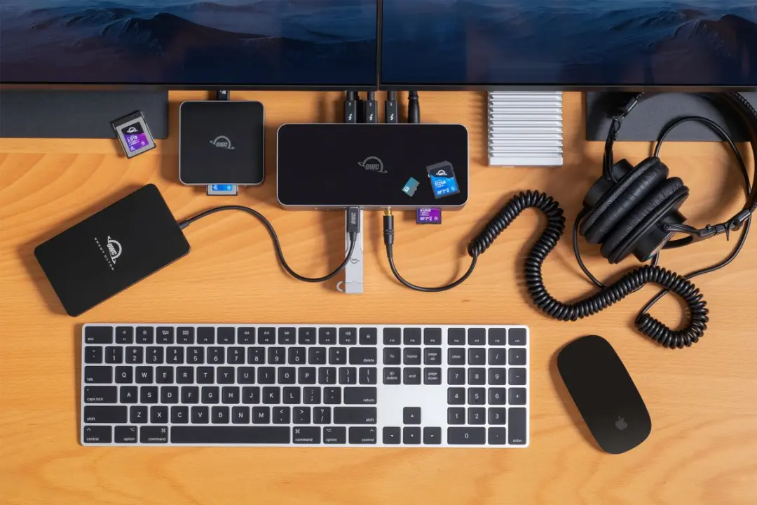 OWC OWCTB5DOCK11PF Thunderbolt 5 Dock - 11 Poorten - Grijs
