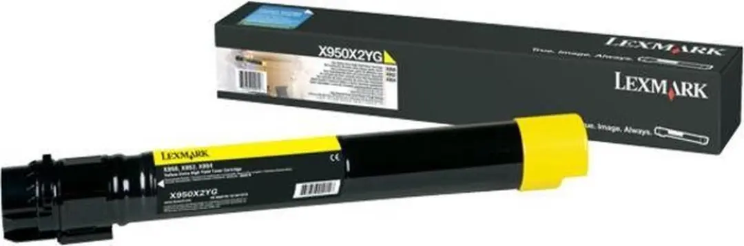 Lexmark X950X2YG Tonercartridge Geel