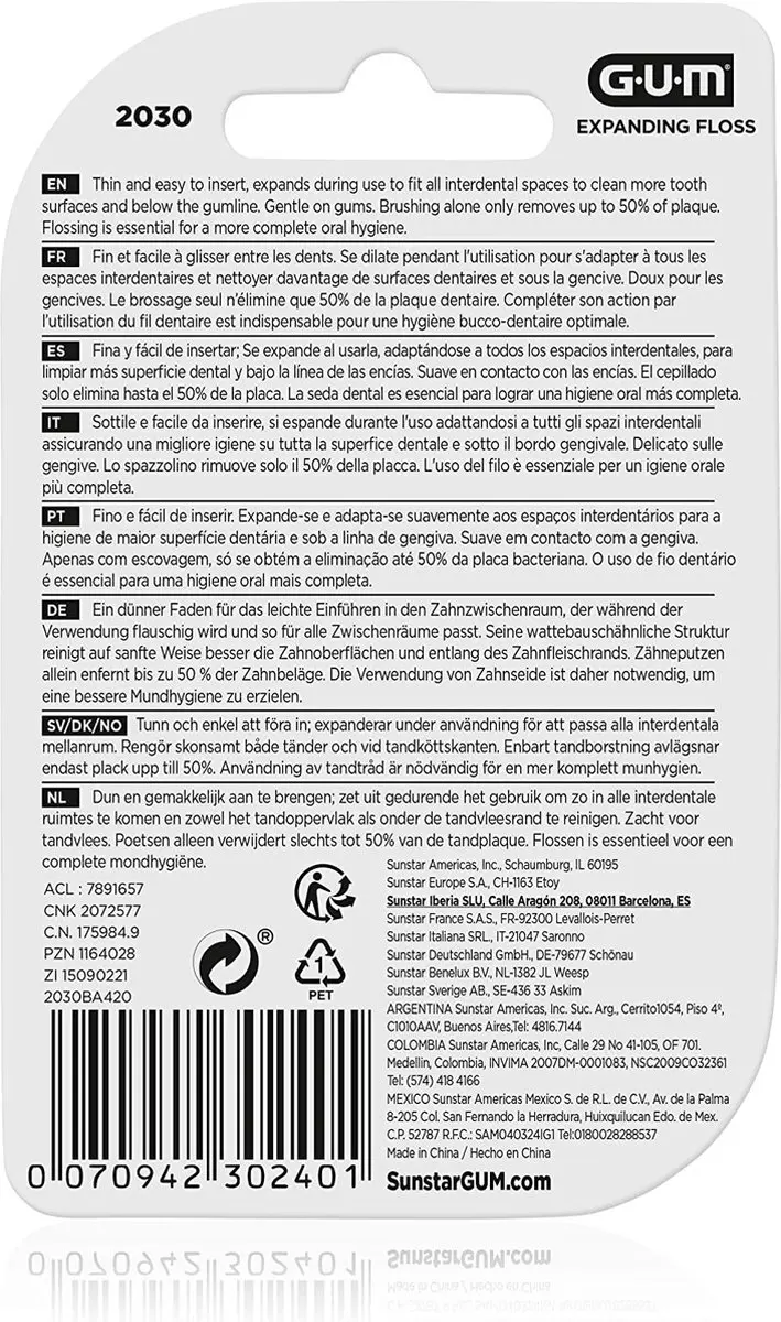 Gum Expanding Floss Flosdraad 30m - afbeelding 6 van 6