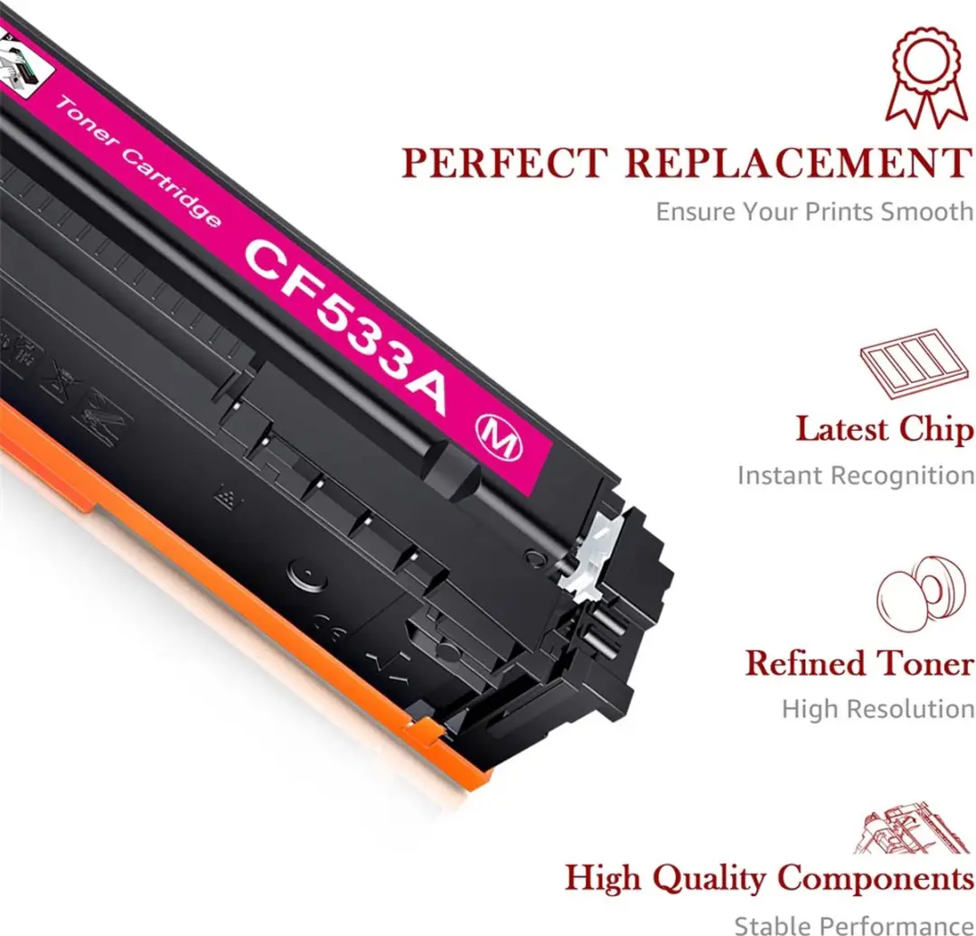 weCare H205A Tonercartridges Multipack - 4x Zwart/Cyaan/Magenta/Geel - 1100 pagina's