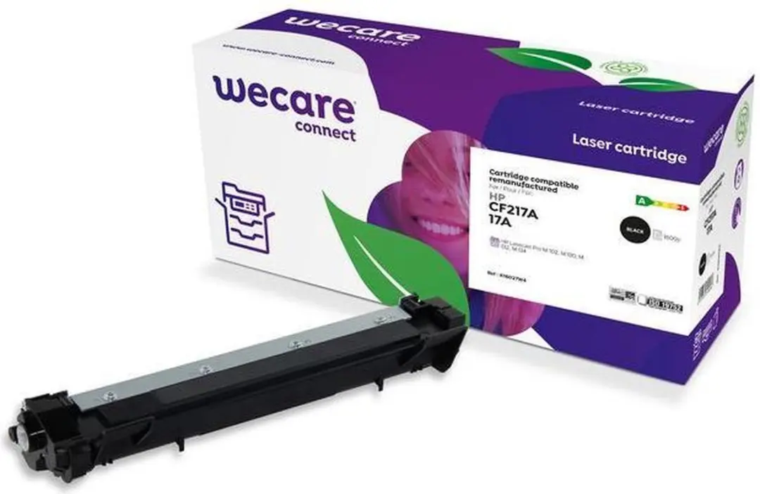 weCare HP CF217A Toner - 1,6K Zwart