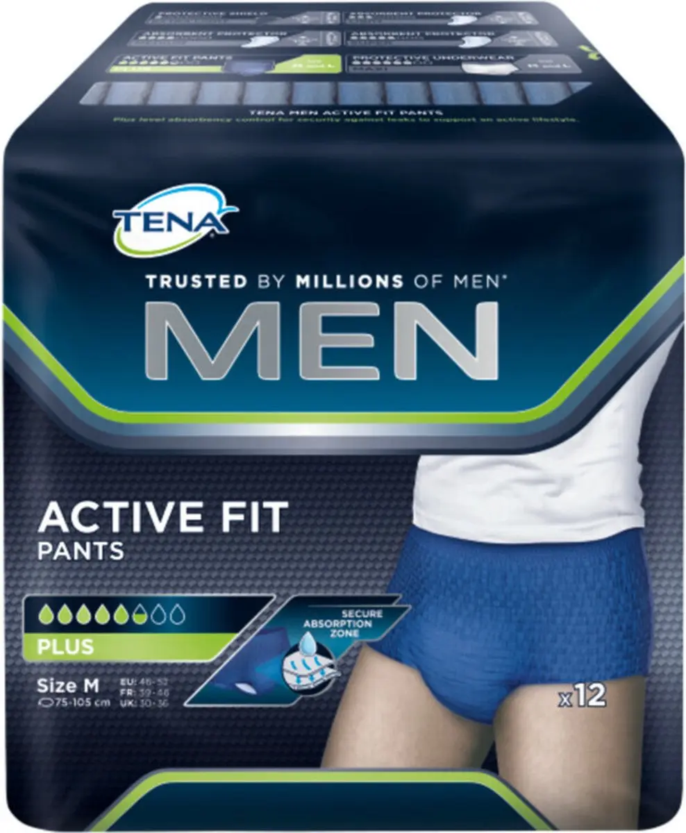 TENA Pants Men Active Fit M - 12 Stuks - afbeelding 6 van 6