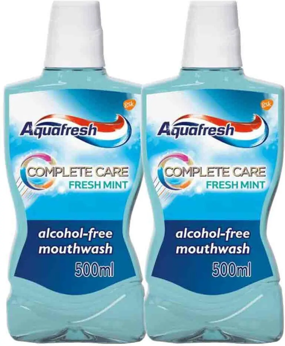 Aquafresh Mondwater Complete Care 2x500ml