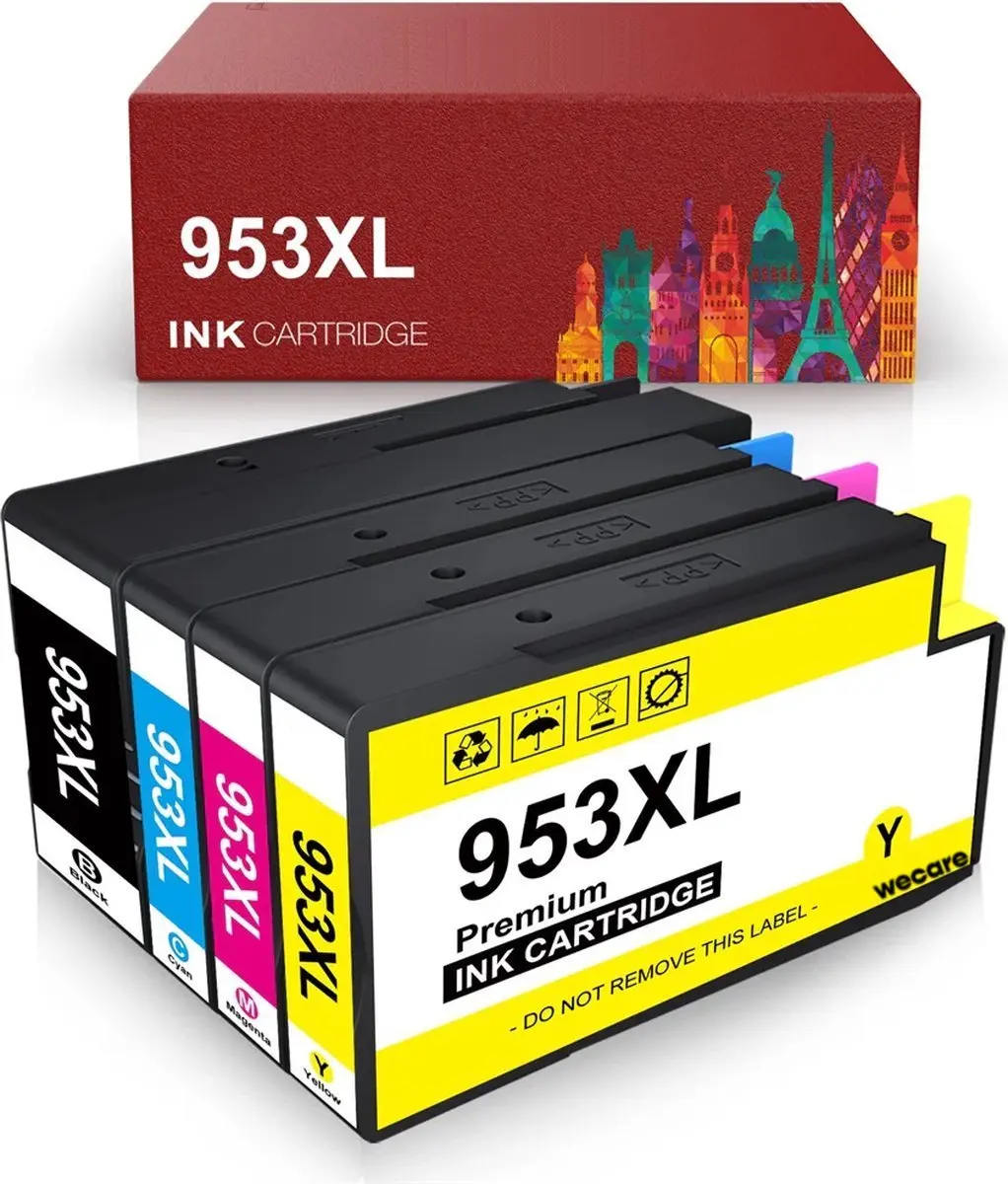 weCare H953XL Inktcartridges 4-pack