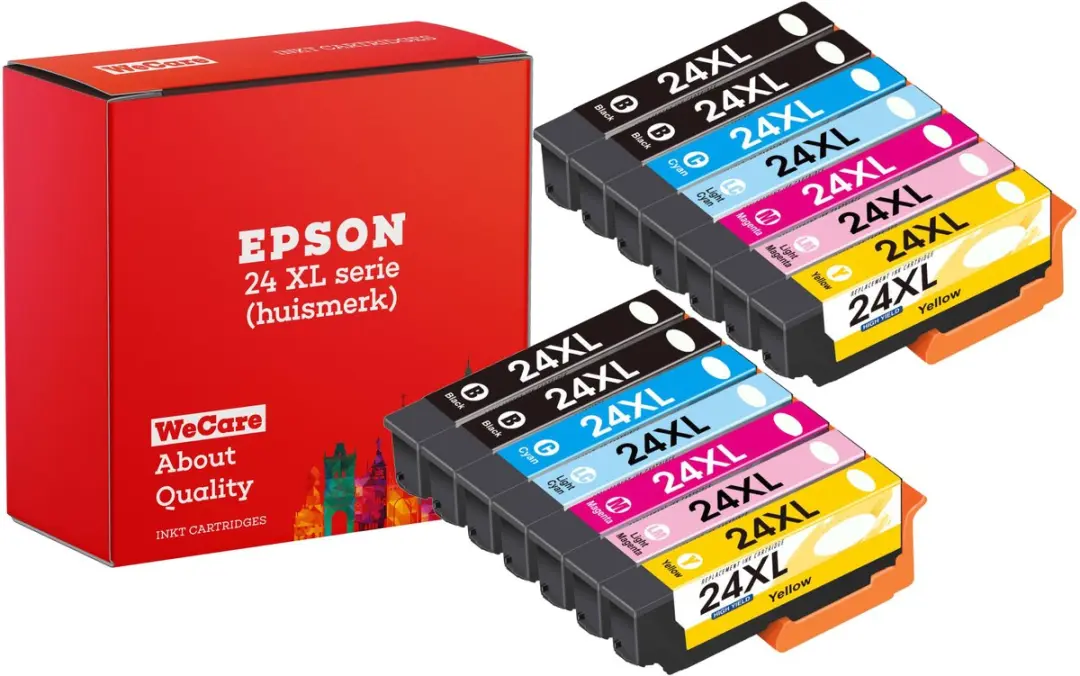 weCare Epson 24XL Inktcartridges Multipack