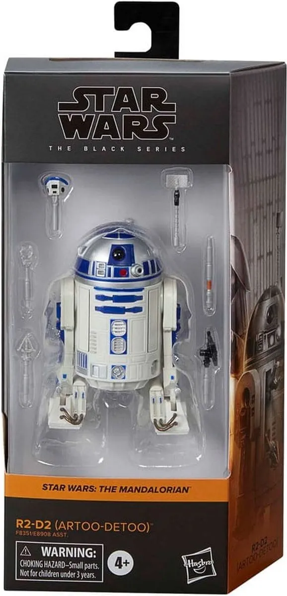 Disney Star Wars The Mandalorian Black Series R2-D2 Actiefiguur 15cm - Multicolor