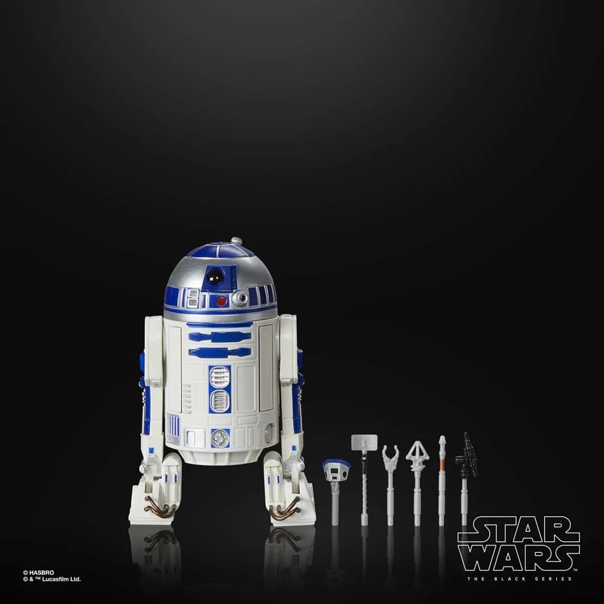 Disney Star Wars The Mandalorian Black Series R2-D2 Actiefiguur 15cm - Multicolor