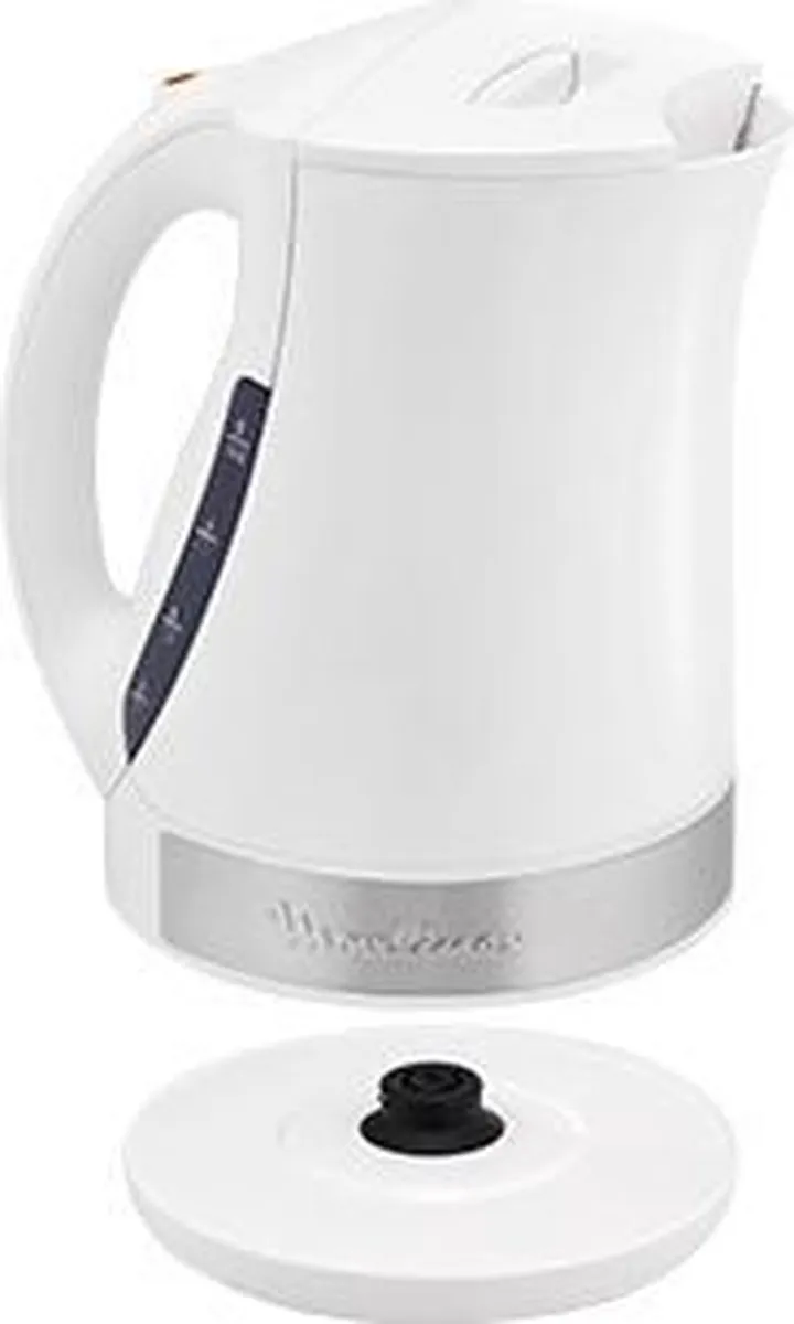 Moulinex BY108110 Waterkoker 1,7L - 2400W - Roestvrijstaal/Wit