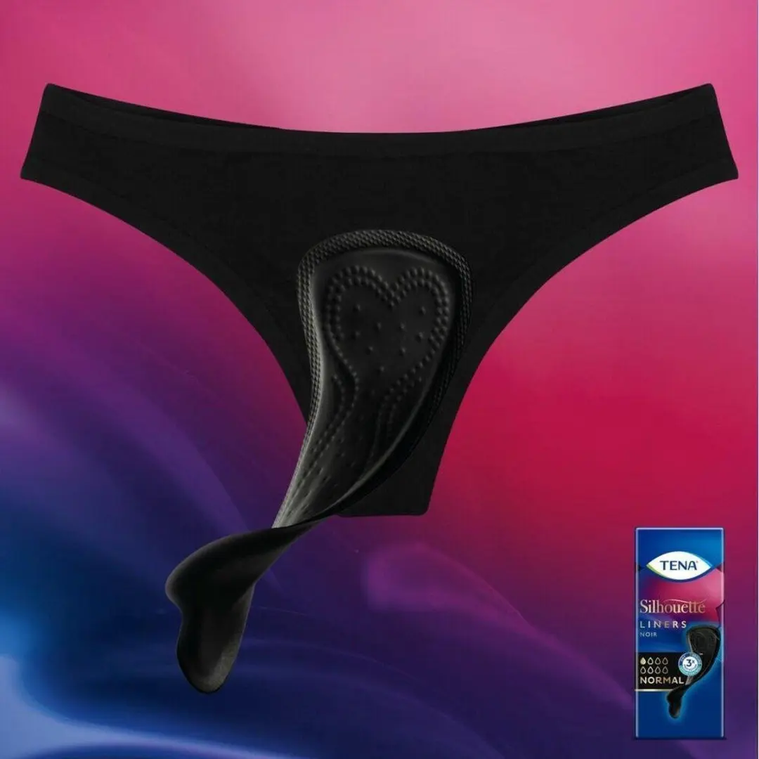TENA Silhouette Noir Inlegkruisjes M - 52 Stuks
