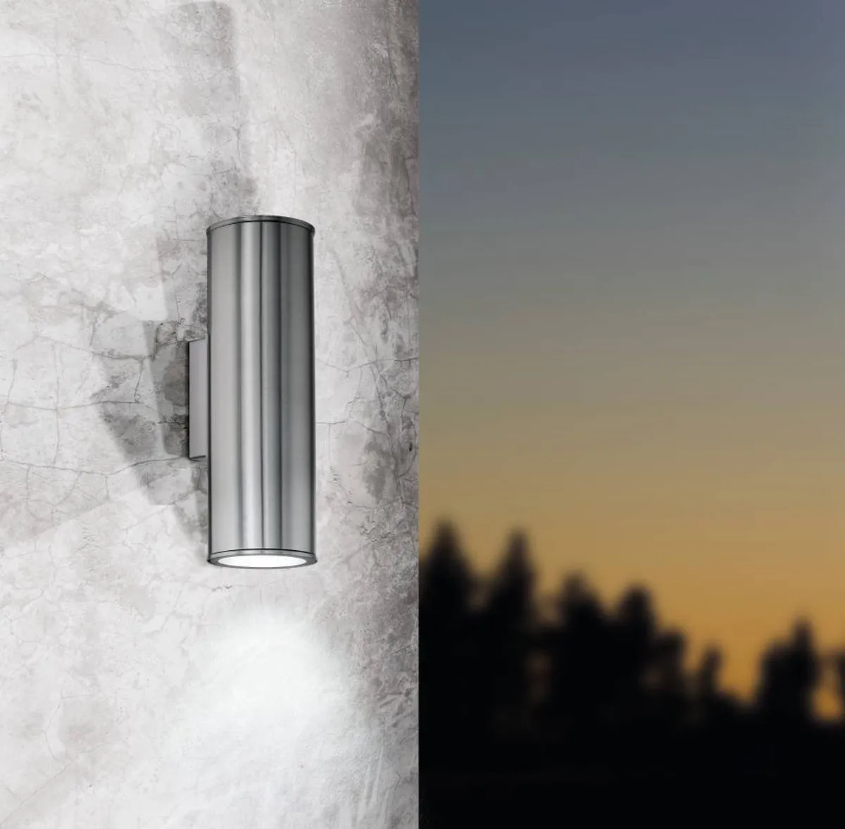 Eglo Riga Wandlamp LED - RVS - 1 Lichtpunt