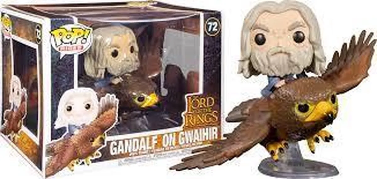 Funko Pop! Gwaihir met Gandalf - Lord of the Rings FUN40869 - 15cm - afbeelding 6 van 6