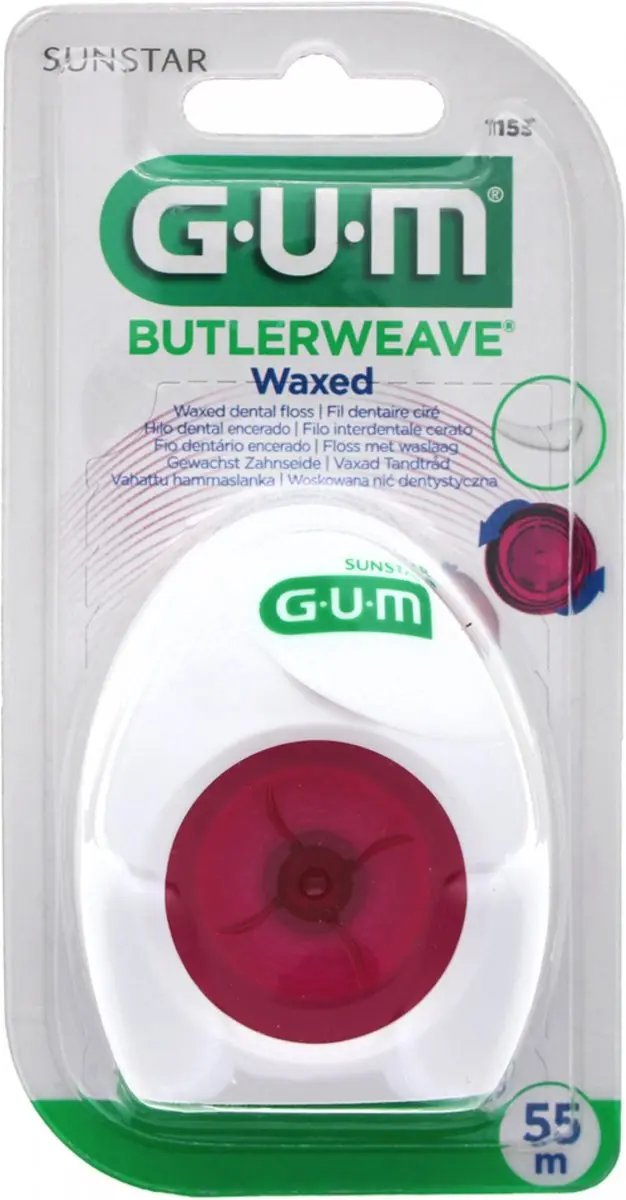 GUM Waxed Butlerweave tandzijde
