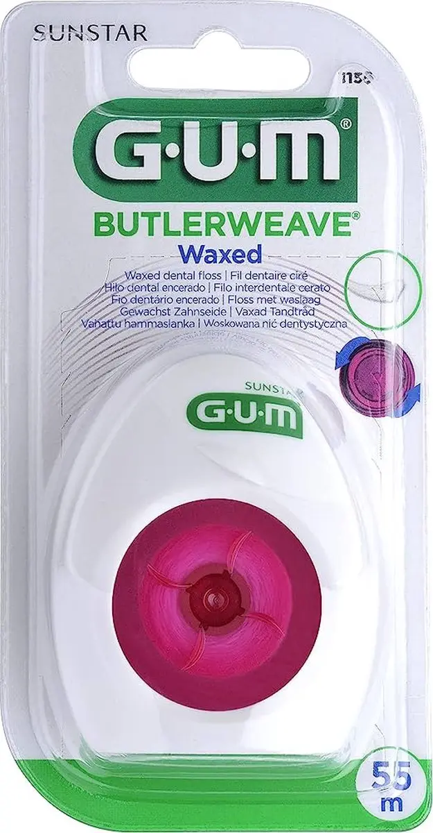 Gum Waxed Butlerweave Tandzijde 55m