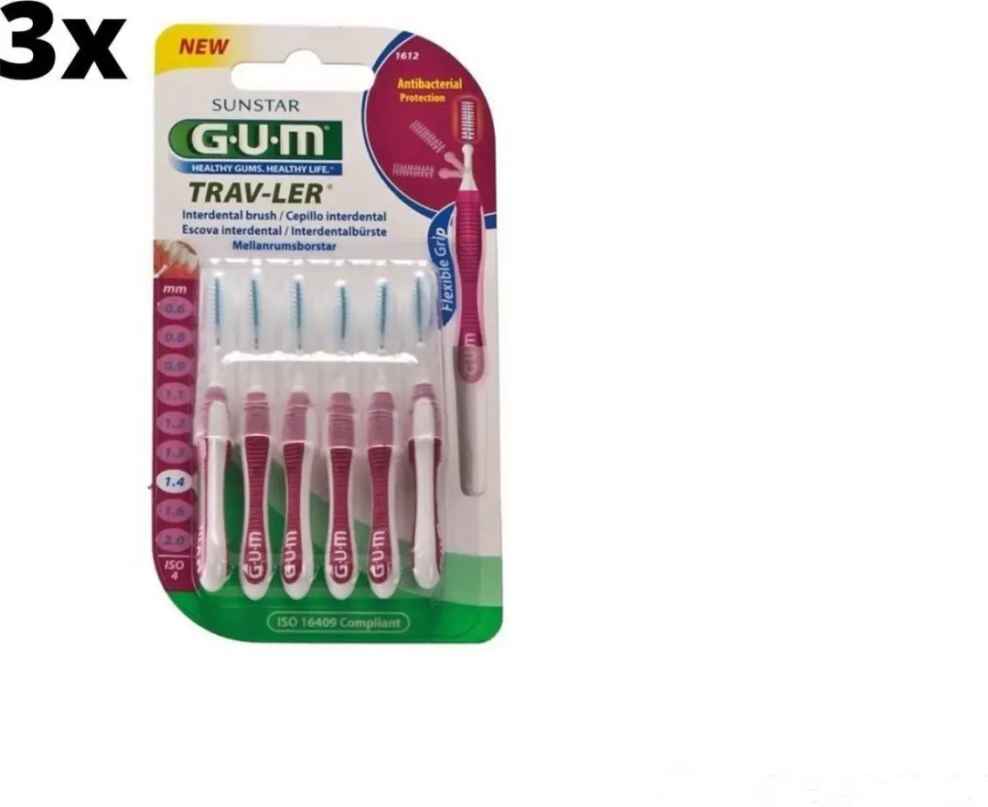 Gum Travler Ragers 1.4mm Roze