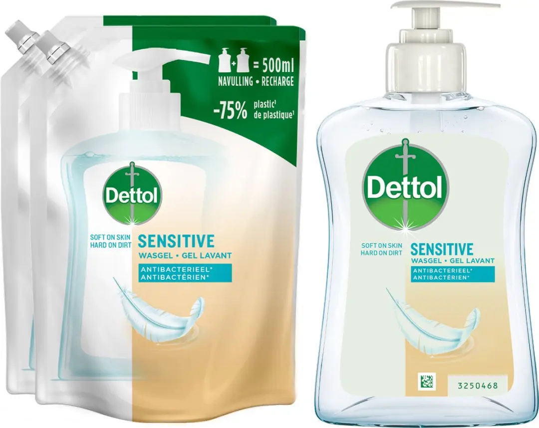 Dettol Refill Sensitive 1250g (3x500ml)