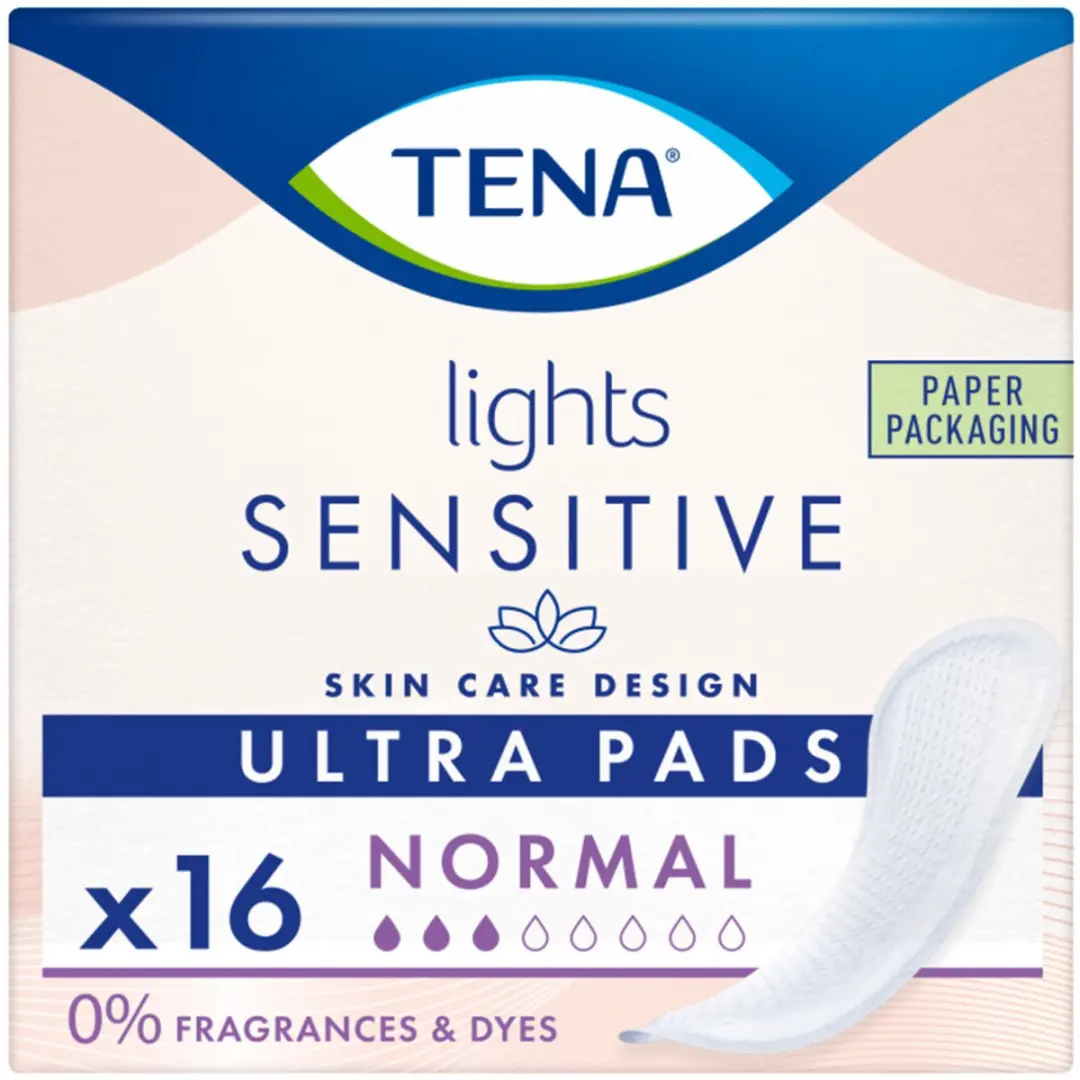 TENA Sensitive Lights Ultra Pads Normal