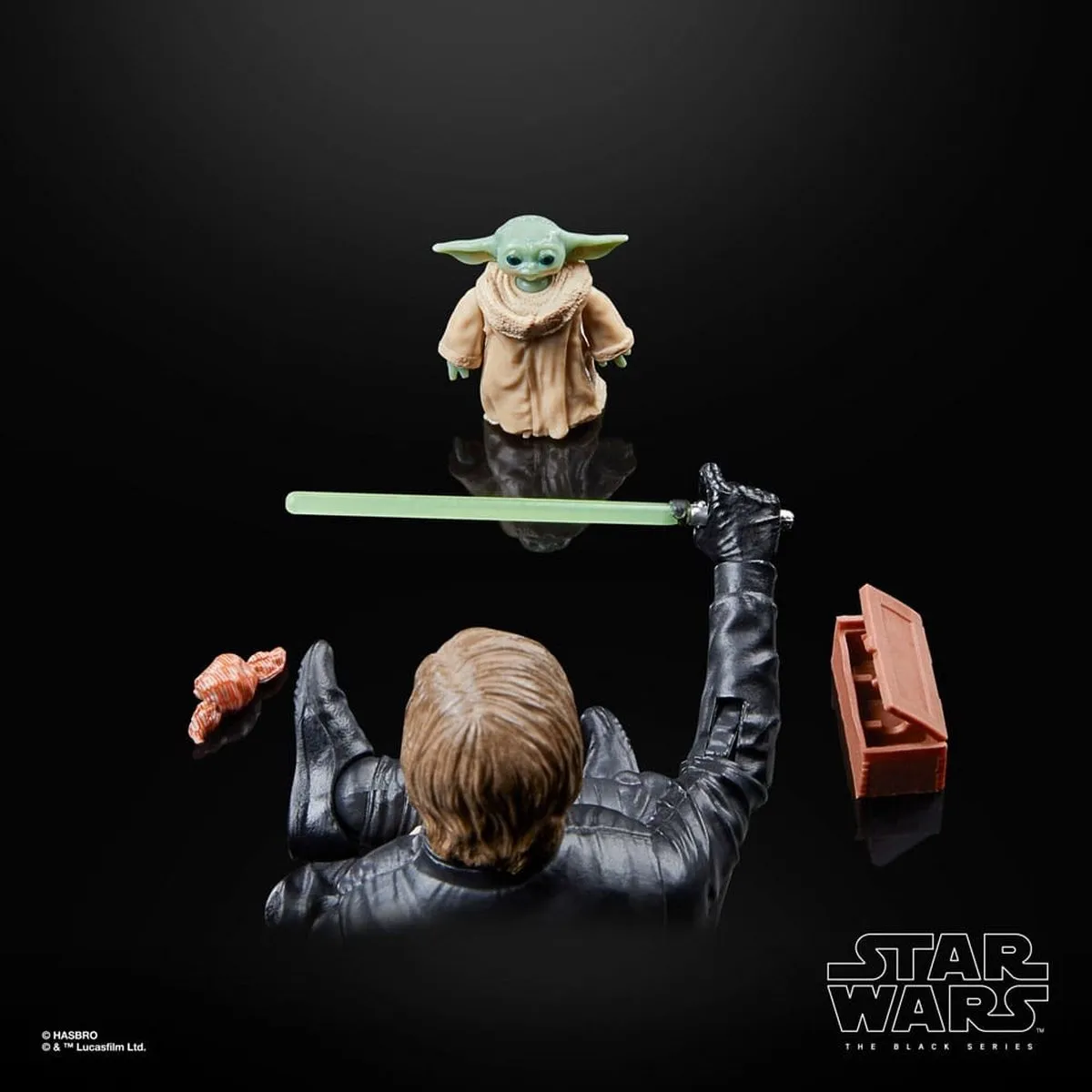 Disney Star Wars Black Series Luke Skywalker & Grogu Actiefiguur 15cm - 2Stuks