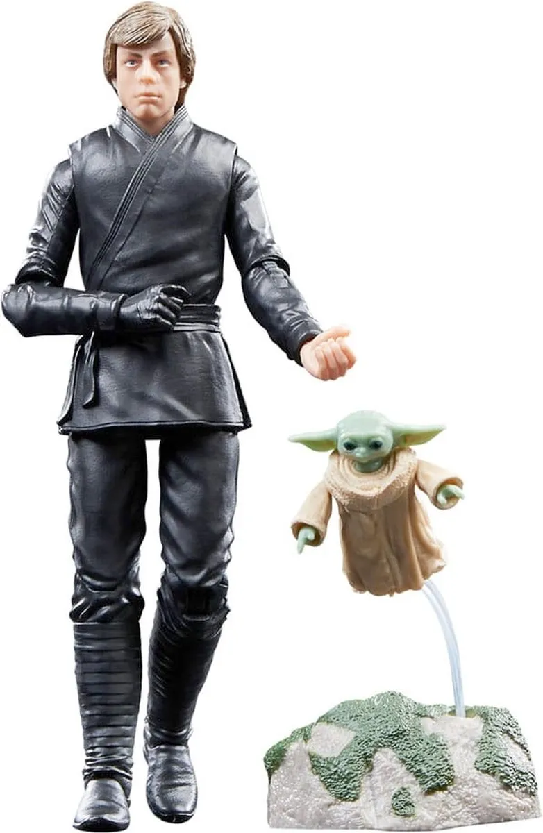 Disney Star Wars Black Series Luke Skywalker & Grogu Actiefiguur 15cm