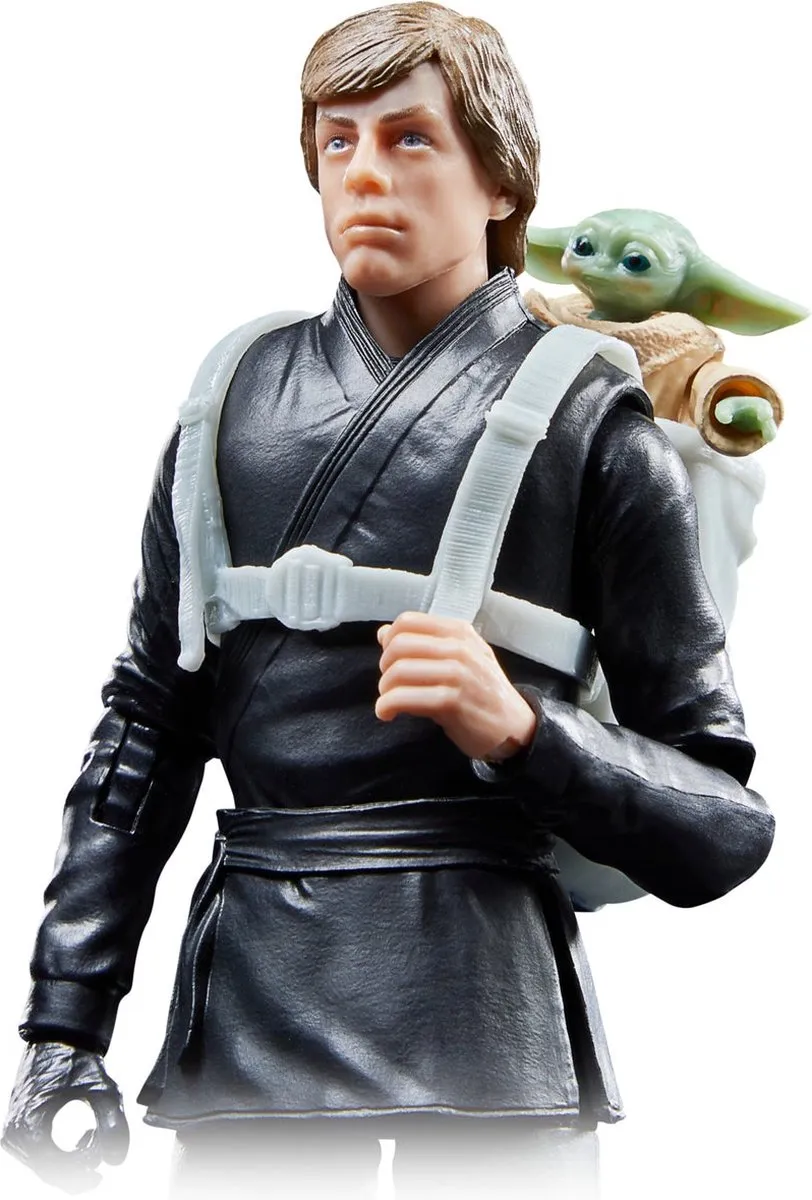 Disney Star Wars Black Series Luke Skywalker & Grogu Actiefiguur 15cm - 2Stuks