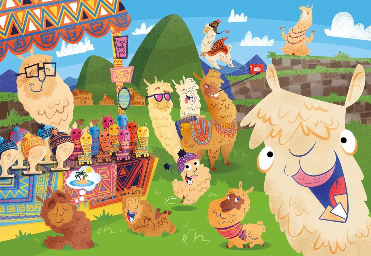 Clementoni Supercolor Legpuzzel No probllama 104 Stuks - 27279