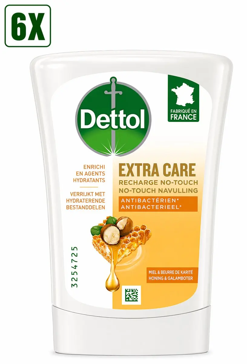 Dettol No-Touch Navulling Honing & Galamboter Handzeep 1500ml