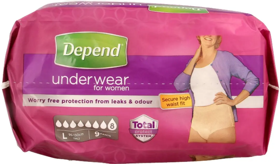 Depend Pants Super Large L - 9 Stuks