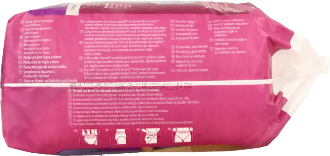 Depend Pants Super Large L - 9 Stuks