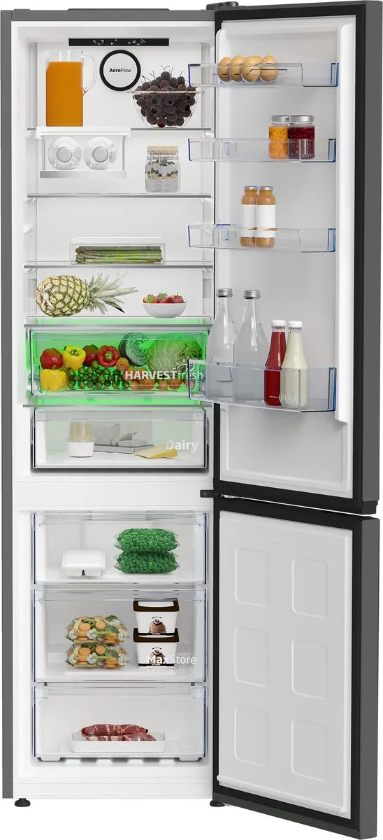 Beko B7RCNE408HG Koel- en vriescombinatie 355L - Grijs