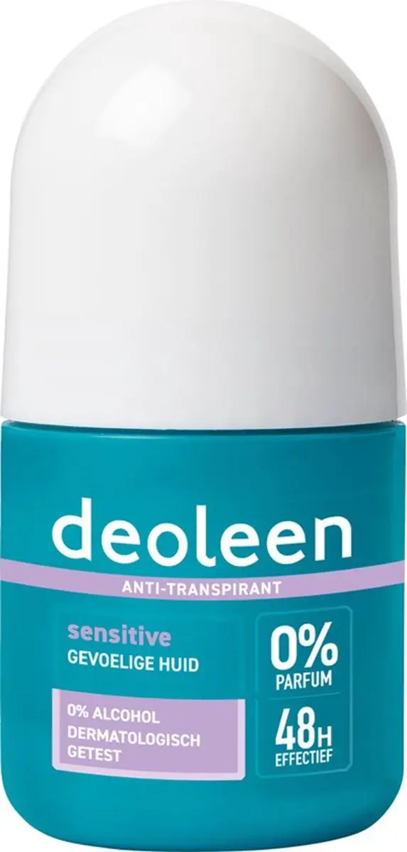 Deoleen Anti-transpirant Roller Sensitive 50ml - 6 Stuks - afbeelding 6 van 6