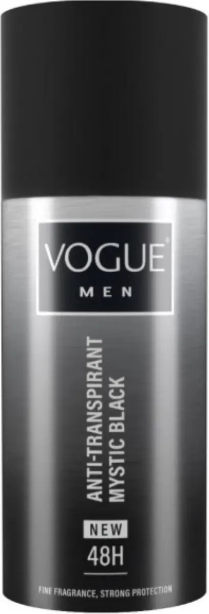 Vogue Men Deodorant Antiperspirant Mystic Black - 6x150ml