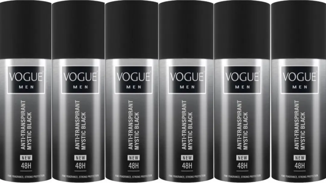 Vogue Men Deodorant Antiperspirant Mystic Black