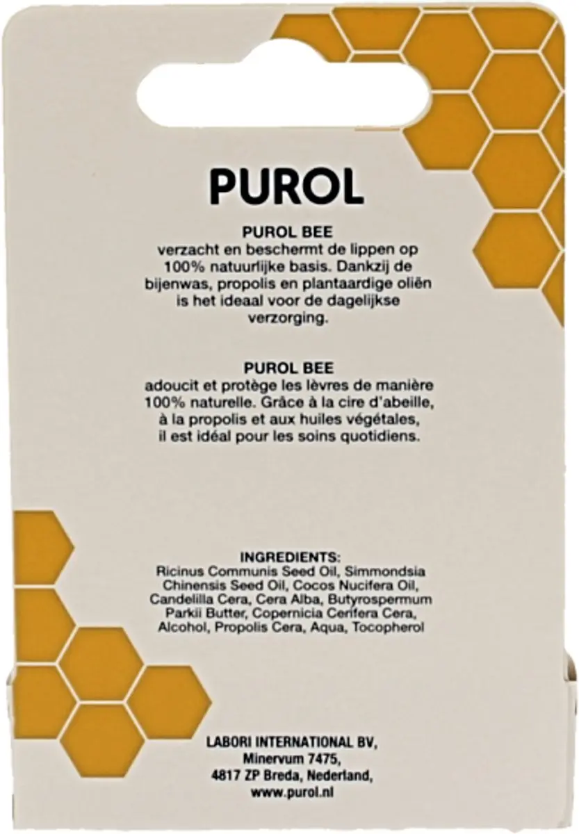 Purol Bee Lippenstick - 4.8ml - Neutraal