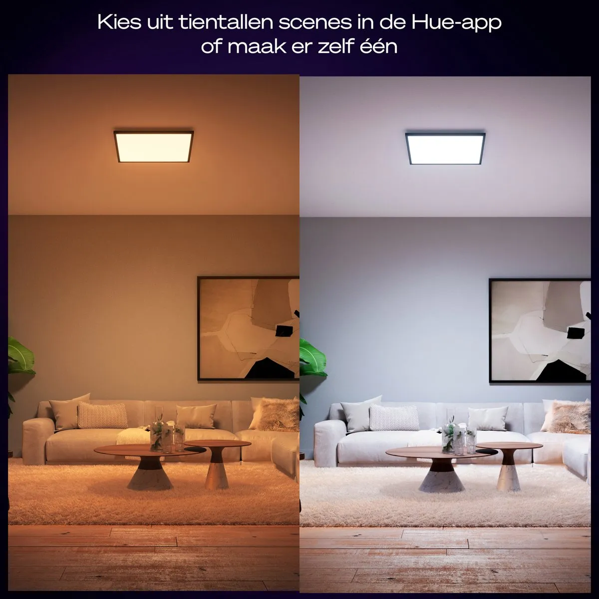 Philips Hue Aurelle Paneellamp - 39W - Zwart - afbeelding 6 van 6