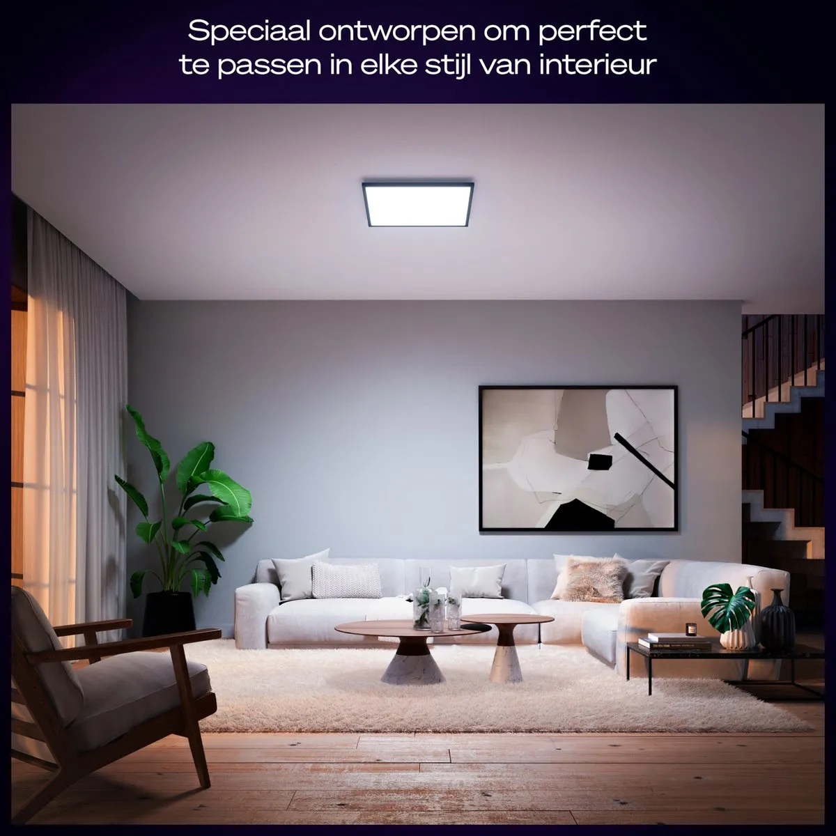 Philips Hue Aurelle Paneellamp - 39W - Zwart