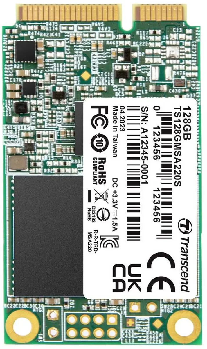 Transcend 220S TS128GMSA220S mSATA SSD 128GB