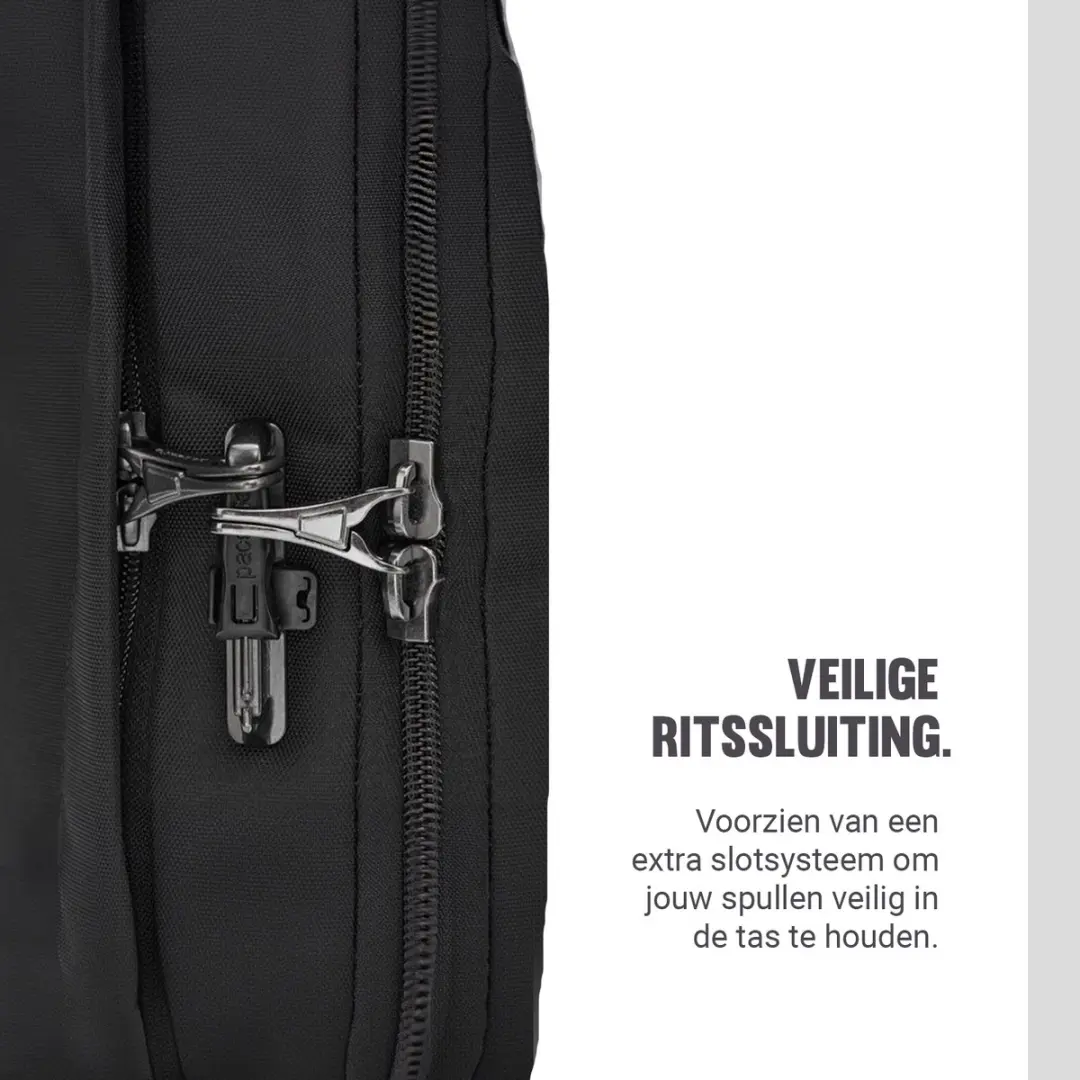 Pacsafe Metrosafe X 30635100 Rugzak 18L - 16 inch - RFID-blokkerend - Zwart
