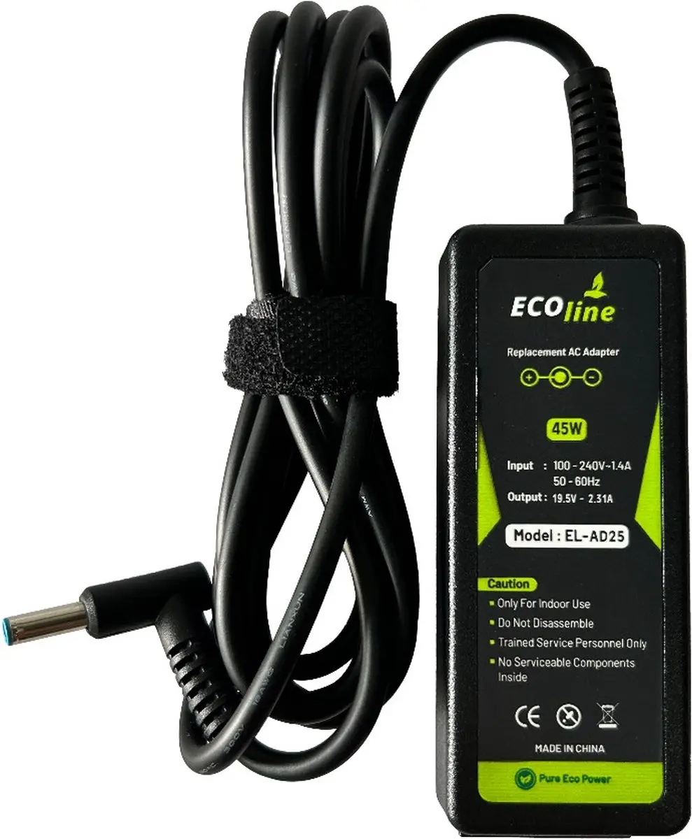 Ecoline Oplader 45W 19.5V 2.31A - HP 250/255/ProBook